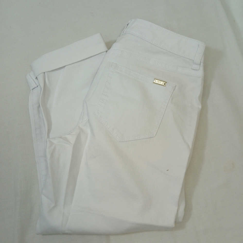 Jennifer Lopez White Denim Capri Jeans Women's Size 8P